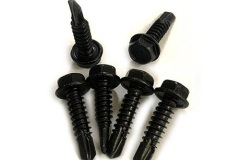 Self Drilling Screws Black Zinc Plated