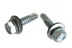 Self Drilling Screws With Washer Zinc Plated