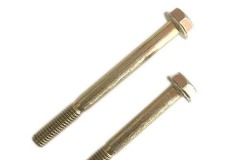 Flange Hex Bolt With Yellow Zinc Plated