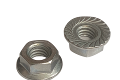 Case Hardened Serrated Flange Nut Zinc Plated