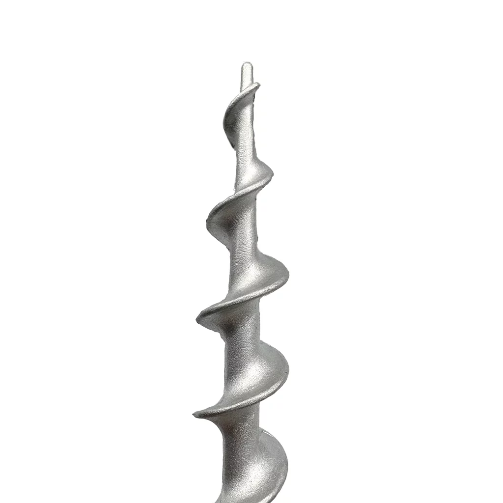Anclaje a tierra/tornillo de tierra de aluminio de alta resistencia con tratamiento térmico T6 de aleación de aluminio A356 para fijación en campo.