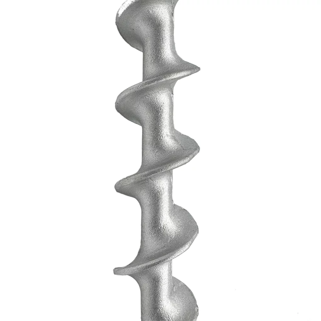 Anclaje a tierra/tornillo de tierra de aluminio de alta resistencia con tratamiento térmico T6 de aleación de aluminio A356 para fijación en campo.