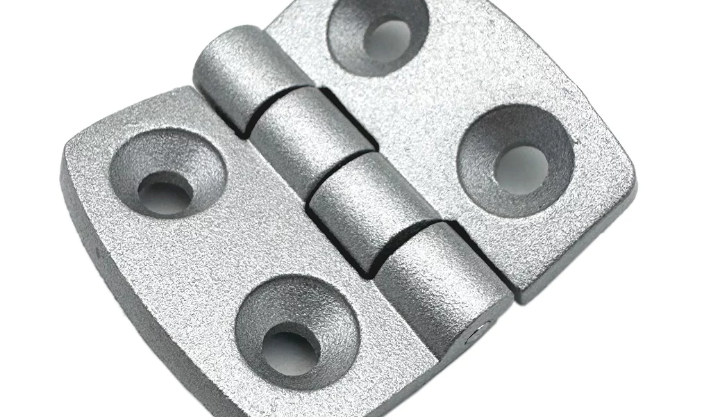 Die Casting Aluminium Hinge For Profiles With Slot