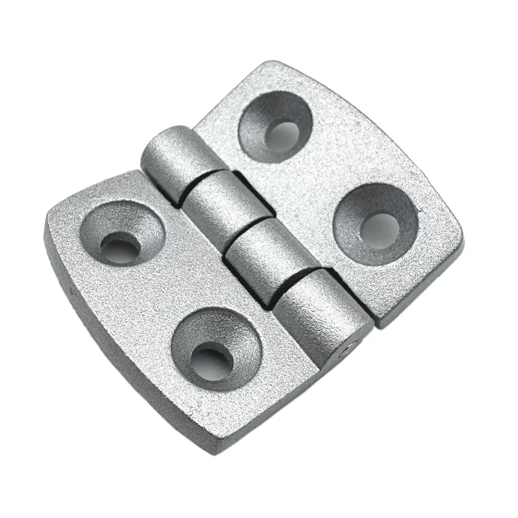 Bisagra de aluminio fundido a presión para perfiles con ranura