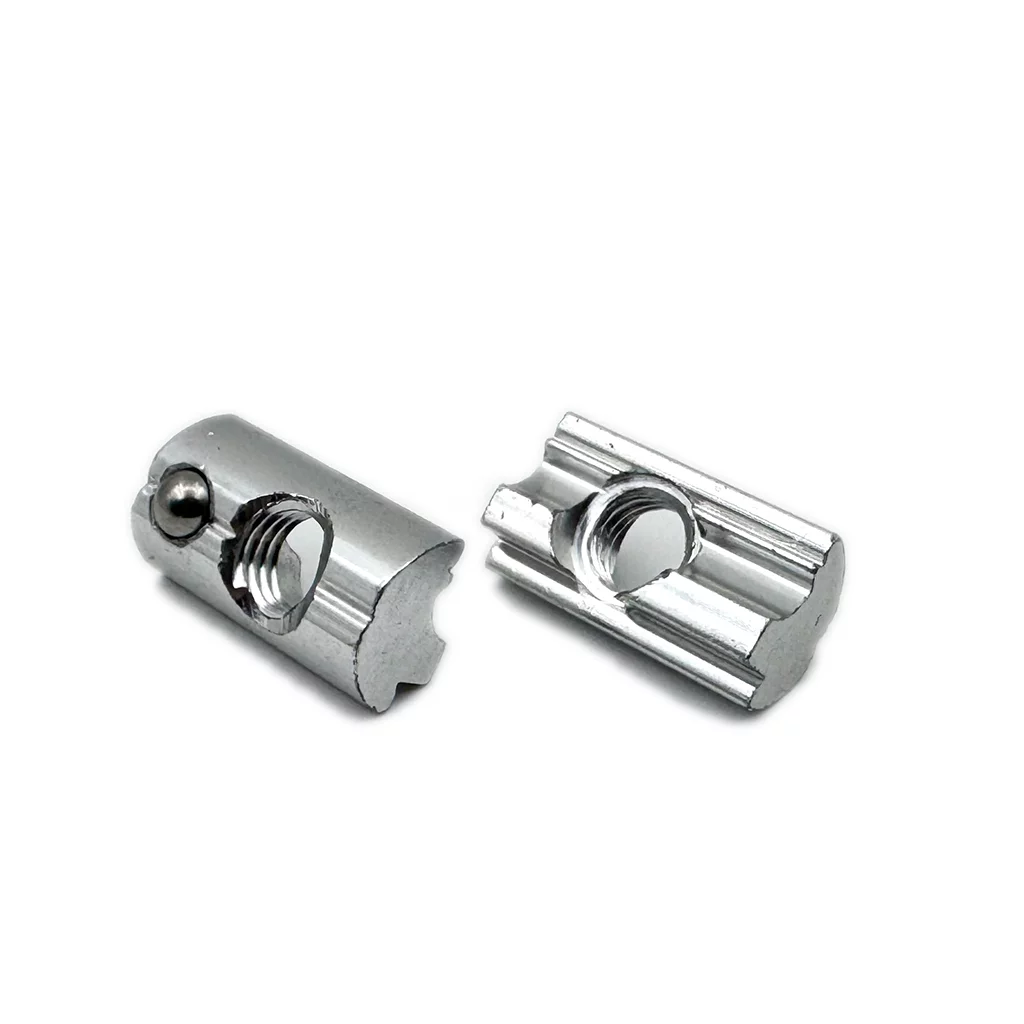 T-slot Aluminum Nut for SOLAR / photovoltaic system, Marble nut