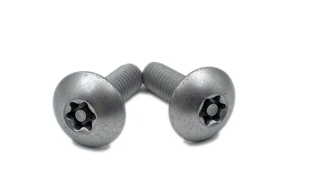 Button Head Star Drive Anti-Theft TT thread Bolt Surface Zinc Nickel Alloy 1000 hours Salt Spray Test