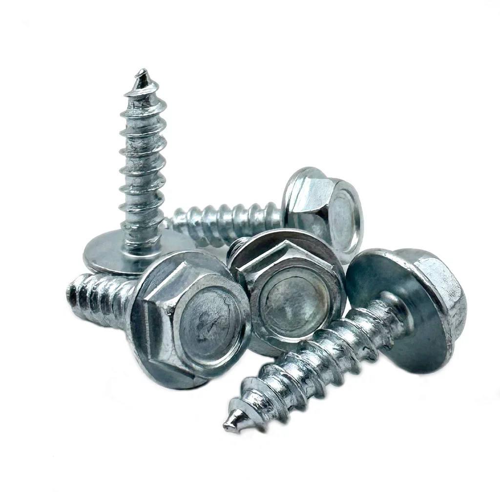 Tornillos tirafondos con cabeza de brida hexagonal Tornillo para madera