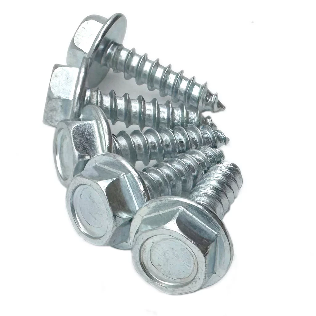 Tornillos tirafondos con cabeza de brida hexagonal Tornillo para madera