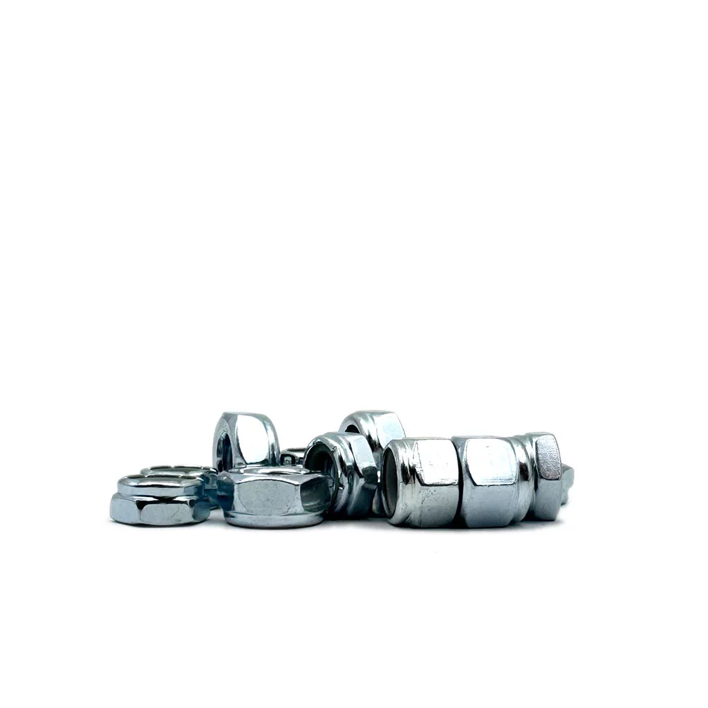 Nylon Lock Nut Zinc Plated