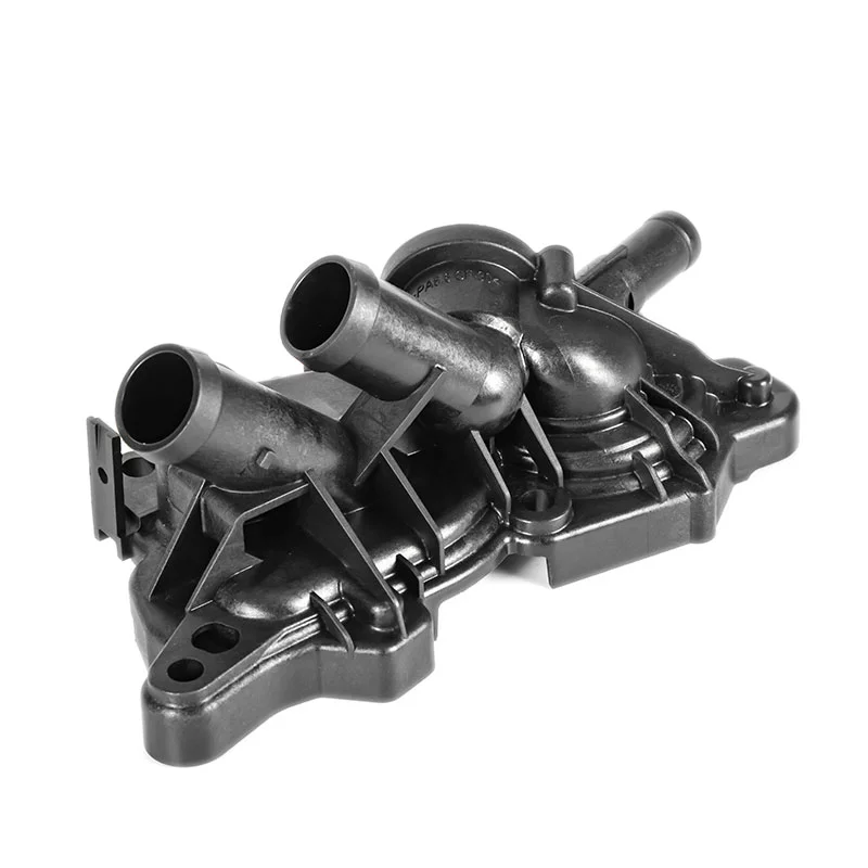 Termostato de plástico para autopartes, conjunto con bomba de agua, 5 orificios, compatible con EA211