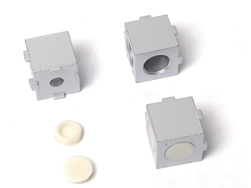 Aluminum Alloy Two Way Fitting Connector Right Angle Connector