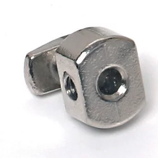 Accesorios de soporte de malla de alambre para valla de seguridad de aleación de zinc