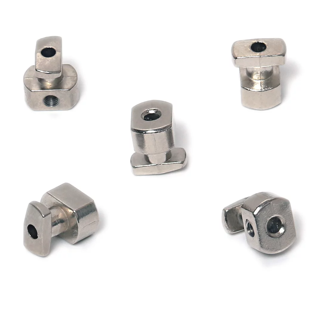 Accesorios de soporte de malla de alambre para valla de seguridad de aleación de zinc