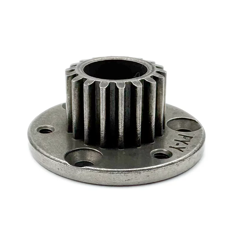 Rueda dentada de acero Gog Rueda dentada Tecnología de metalurgia en polvo fino Componentes de piezas de metal de ingeniería mecánica PM